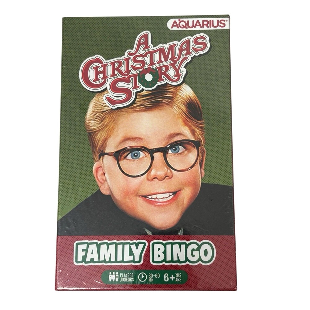 A Christmas Story Family Bingo Game By Aquarius NIB Sealed Ralphie Parker